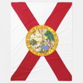 FLORIDA FLAG FLEECEDECKE (Vorderseite)