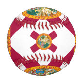 Florida Flag, Florida, Monogramm/Baseball Balls Baseball (Rückseite)