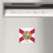Florida Flag & Florida Staat USA / Sport Magnet (In Situ (Geschirrspüler))