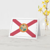 Florida Flag Karte (Gelbe Blume)