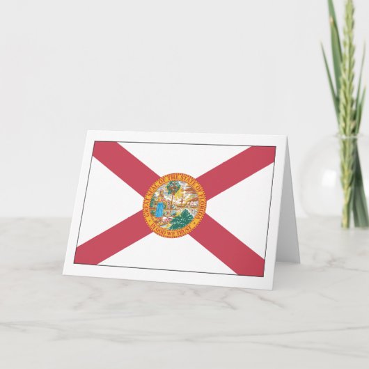 Florida Flag Karte (Vorderseite)
