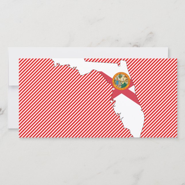 Florida Flag Karte (Vorderseite)