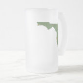 Florida Flag Karte Stadt Tasse (VorderseiteRechts)