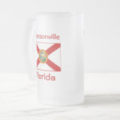 Florida Flag Karte Stadt Tasse (Vorderseite Links)