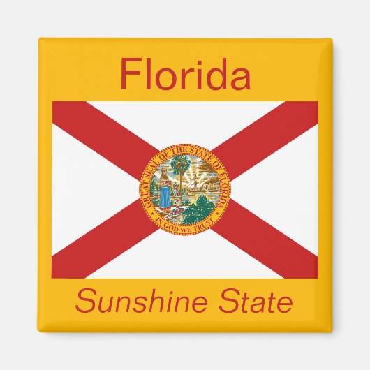 Florida Flag Magnet (Vorne)
