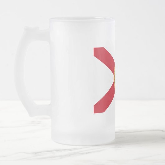 Florida Flag Mattierte Glass-Bier-Tasse Mattglas Bierglas (Links)