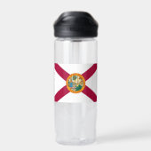 Florida Flag, Patriotic USA, Florida Trinkflasche (Rückseite)