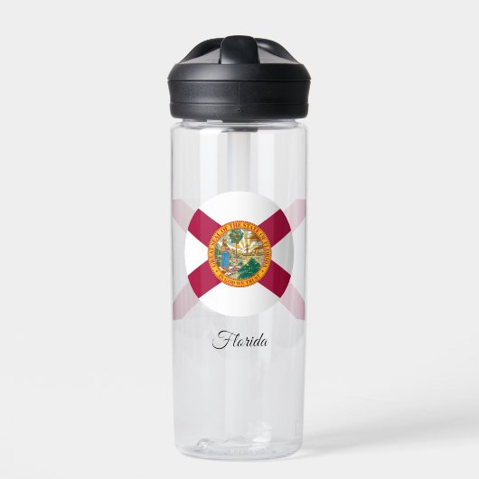 Florida Flag, Patriotic USA, Florida Trinkflasche (Vorderseite)