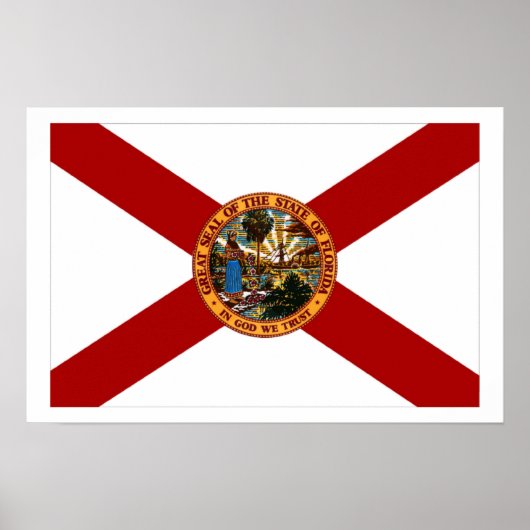 Florida Flag Poster (Vorne)