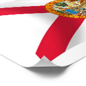 Florida Flag Poster Print (Ecke)