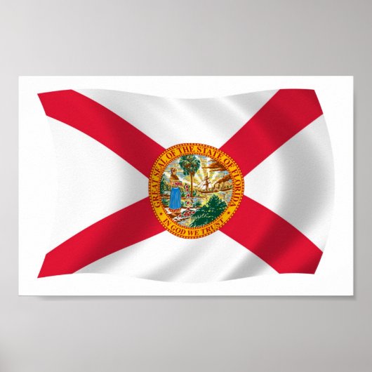 Florida Flag Poster Print (Vorne)