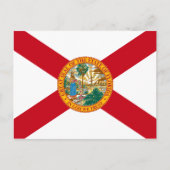 Florida Flag Postkarte (Vorderseite)