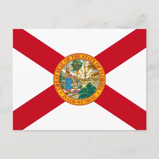 Florida Flag Postkarte (Vorderseite)