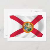 Florida Flag Postkarte (Vorne/Hinten)
