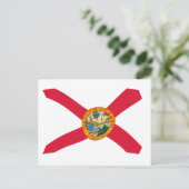 Florida Flag Postkarte (Stehend Vorderseite)