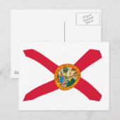 Florida Flag Postkarte (Vorne/Hinten)