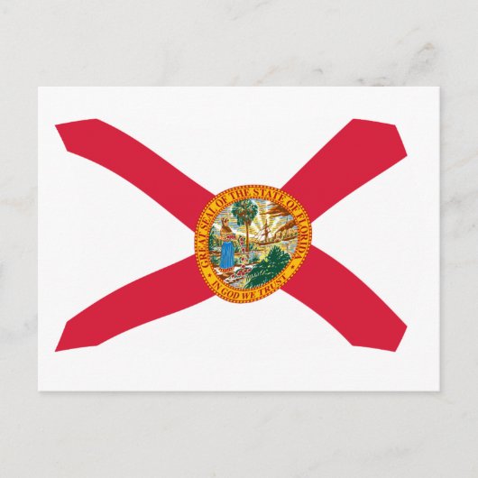 Florida Flag Postkarte (Vorderseite)
