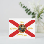 Florida Flag Postkarte (Stehend Vorderseite)