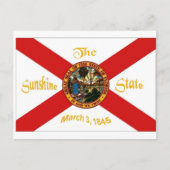 Florida Flag Postkarte (Vorderseite)