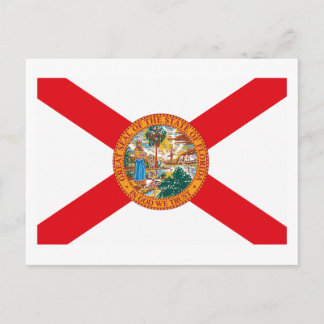 Florida Flag Postkarte