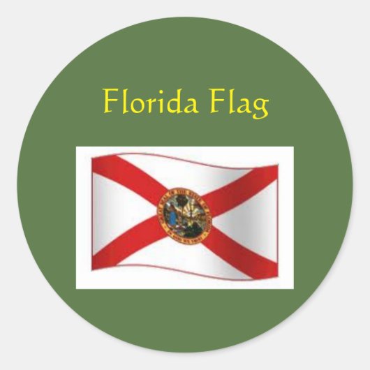 Florida Flag Sticker (Vorderseite)