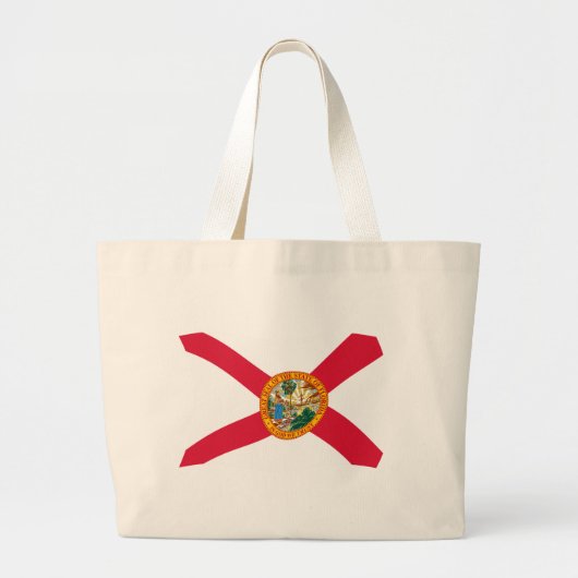 Florida Flag Tote Bag Jumbo Stoffbeutel (Vorne)