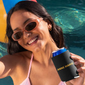 Florida Flag und Blume Cooler benutzerdefiniert Dosenkühler