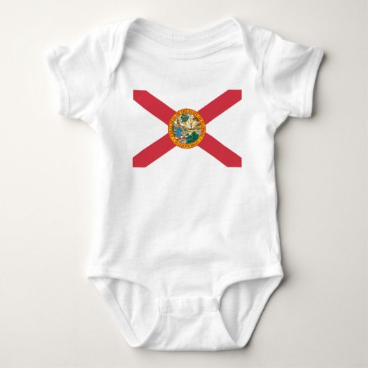 Florida-Flagge Baby Strampler (Vorderseite)