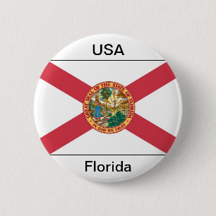 Florida-Flagge Button