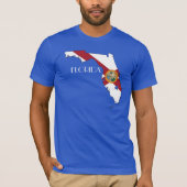 Florida Flagge-Karte Shirt (Vorderseite)