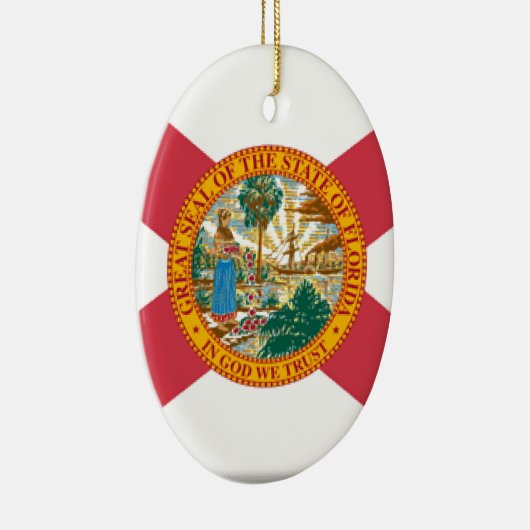 Florida-Flagge Keramikornament (Rechts)