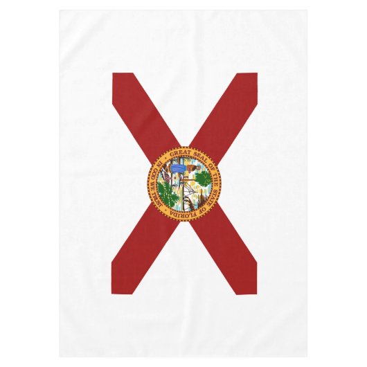 Florida-Flagge Tischdecke (Vorderseite)