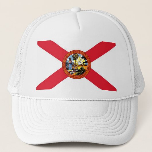 FLORIDA-FLAGGE TRUCKERKAPPE (Vorderseite)