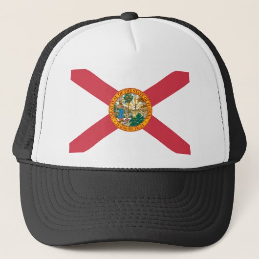 Florida-Flagge Truckerkappe (Vorderseite)