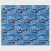 Florida flagge Weihnachtspapier Geschenkpapier (Flach)