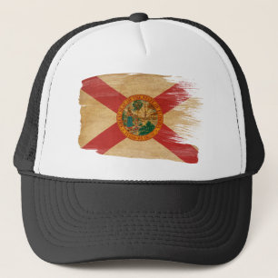 Florida-Flaggen-Fernlastfahrer-Hut Truckerkappe