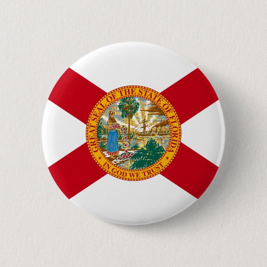 Florida-Flaggen-Knopf Button (Vorderseite)