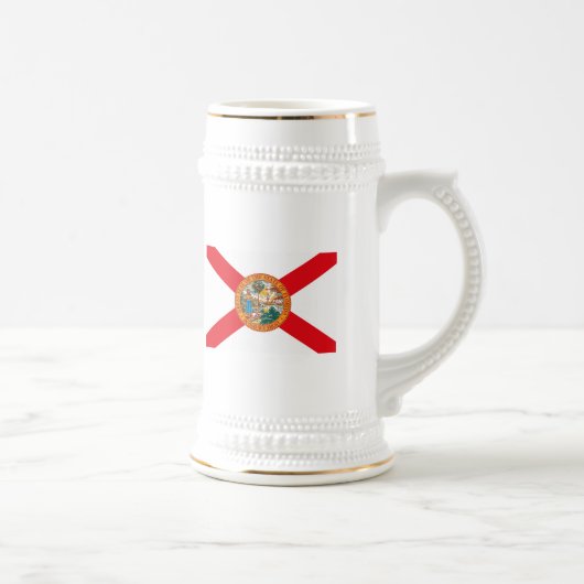 Florida-Flaggen-Tasse Bierglas (Rechts)