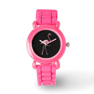 Florida-Flamingo-Glitzer Strape WatchFactory Uhr
