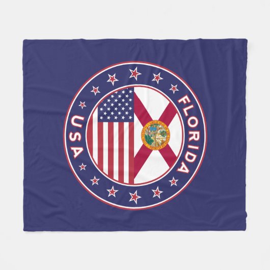 Florida Fleecedecke (Vorderseite (Horizontal))