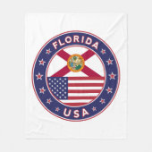Florida Fleecedecke (Vorderseite)