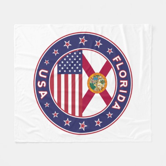 Florida Fleecedecke (Vorderseite (Horizontal))