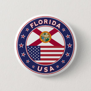 Florida, Florida-T - Shirt, Florida-Aufkleber Button