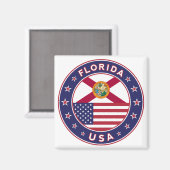 Florida, Florida-T - Shirt, Florida-Aufkleber Magnet (Vorderseite/Rückseite)