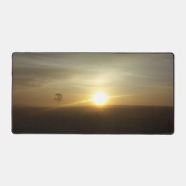 Florida Foggy Morning Sunrise Natural Fotografy Schreibtischunterlage