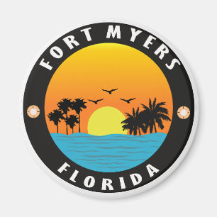 Florida-Fort Myers Beach Magnet