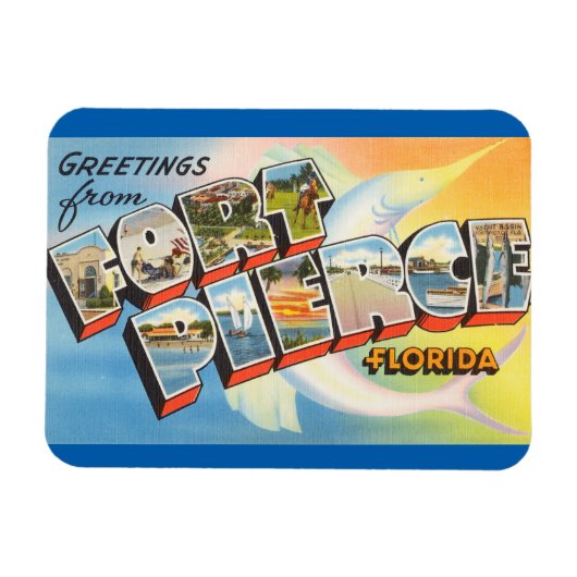 Florida, Fort Pierce Magnet (Horizontal)