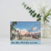 Florida, Ft. Pierce, Orange Avenue Postkarte (Stehend Vorderseite)