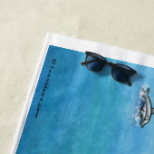 Florida Fun Karte Strandtuch (Beispiel)
