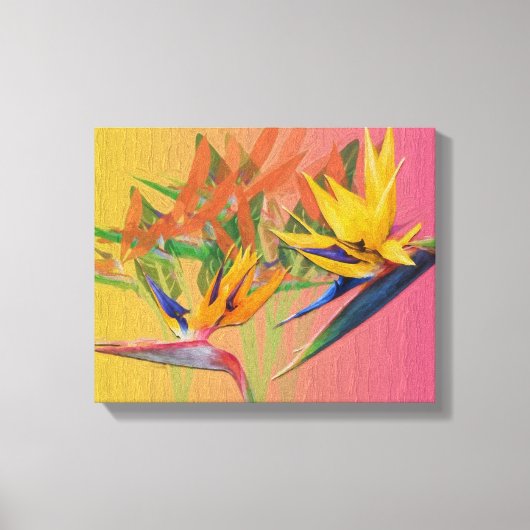 Florida Funkie Birds of Paradise Leinwanddruck (Vorderseite)